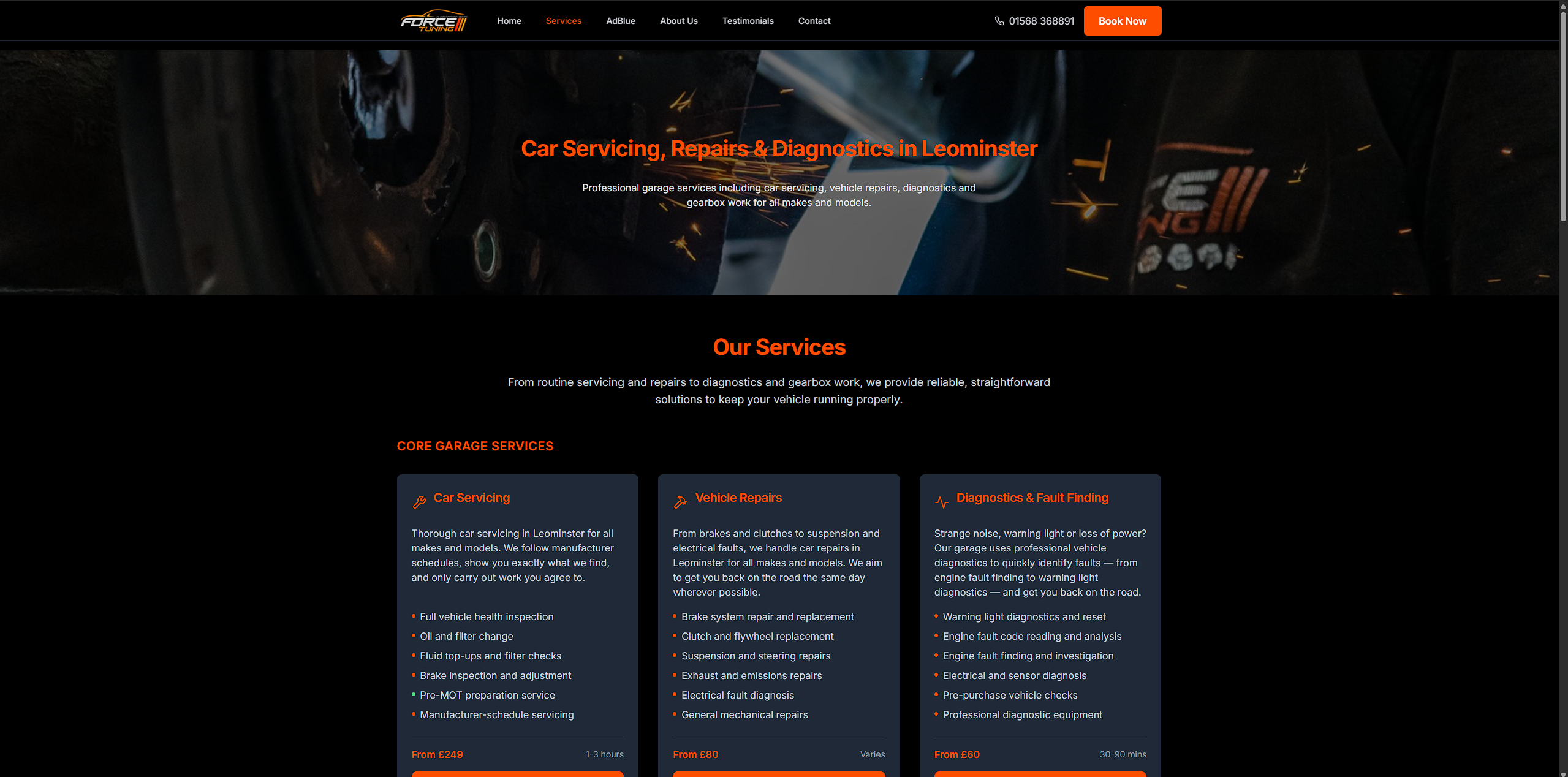 Force Tuning Website - About